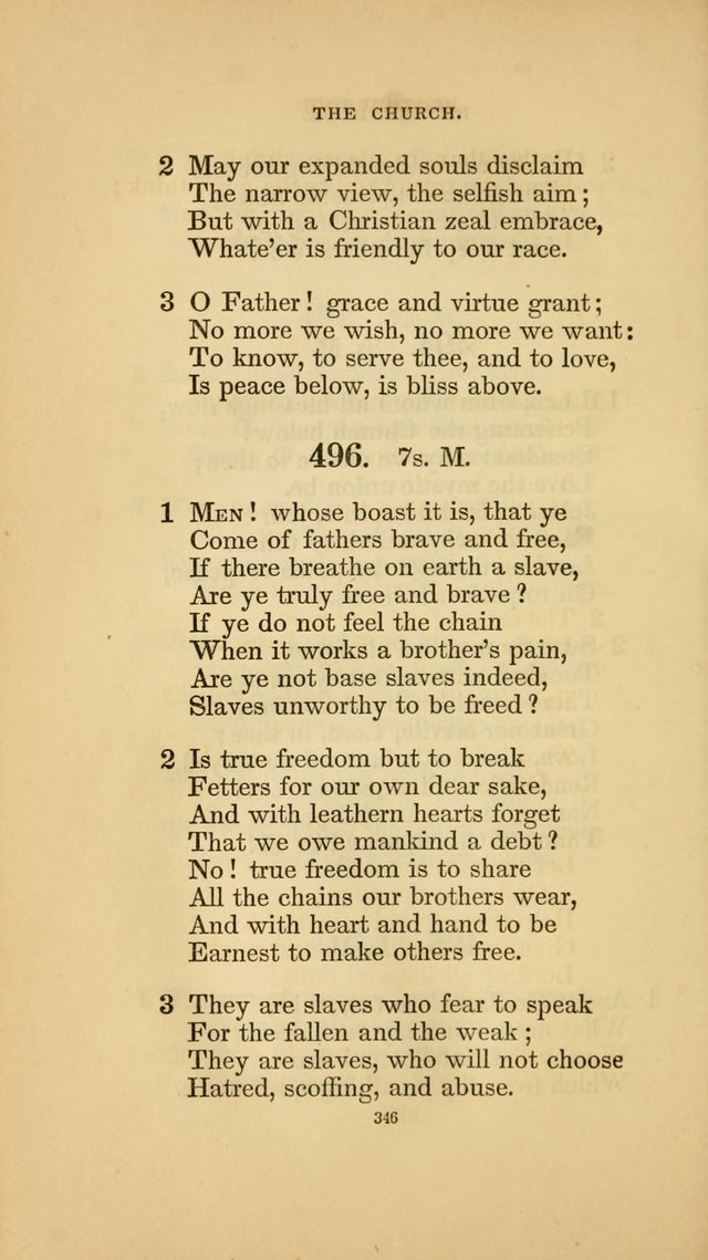 Hymns for the Church of Christ. (6th thousand) page 346