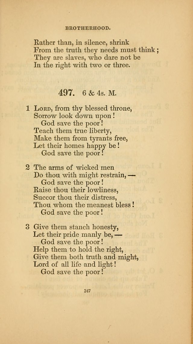 Hymns for the Church of Christ. (6th thousand) page 347