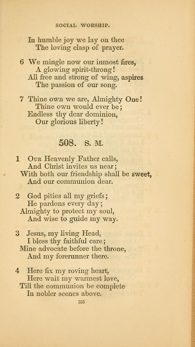 Hymns for the Church of Christ. (6th thousand) page 355