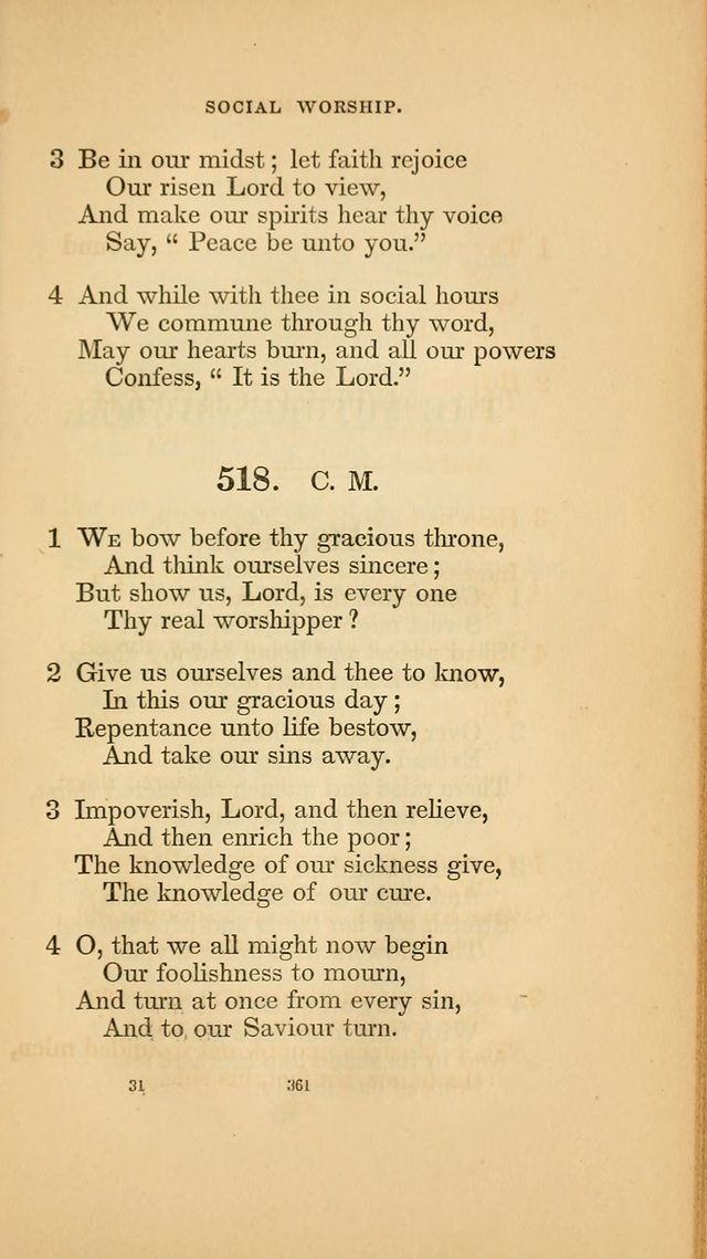 Hymns for the Church of Christ. (6th thousand) page 361