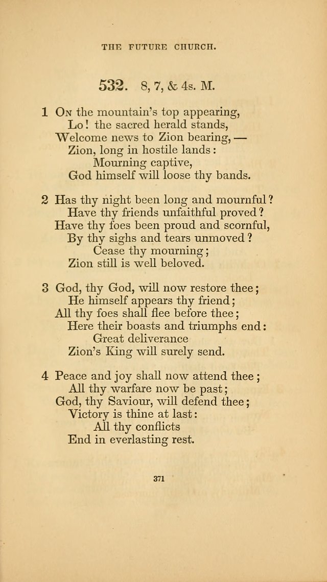 Hymns for the Church of Christ. (6th thousand) page 371