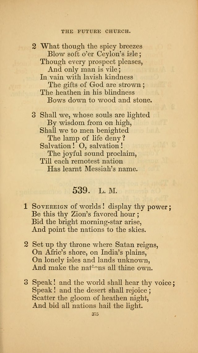 Hymns for the Church of Christ. (6th thousand) page 375