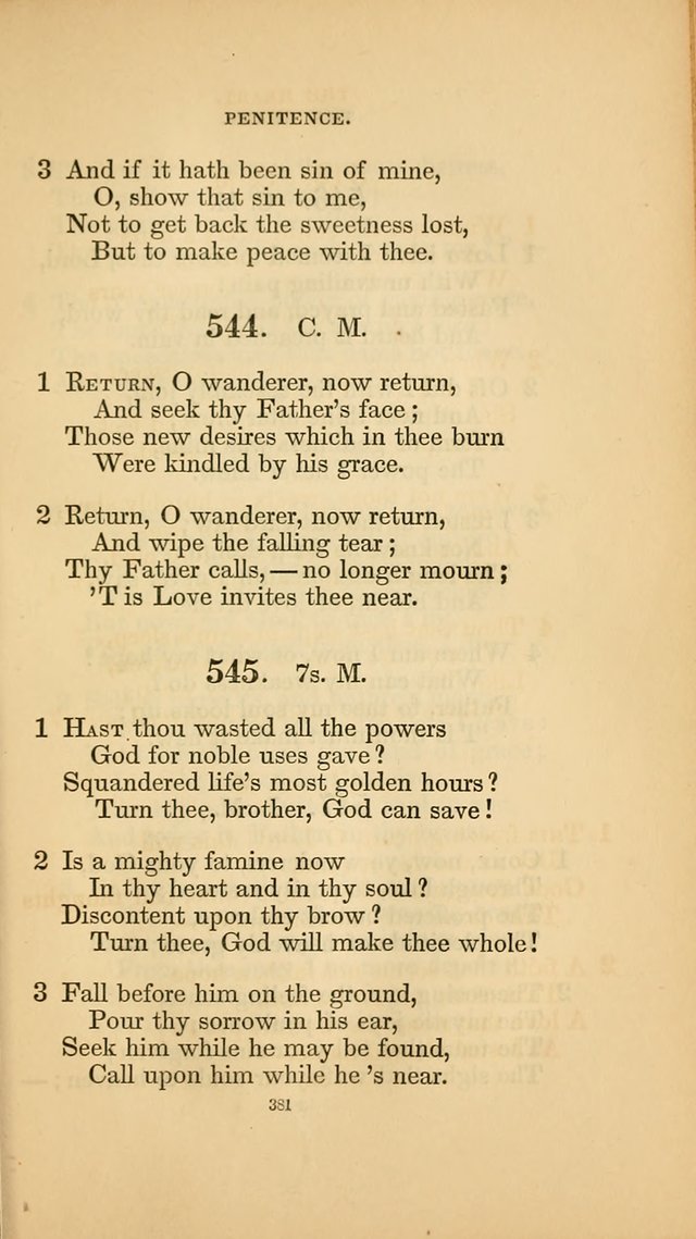 Hymns for the Church of Christ. (6th thousand) page 381