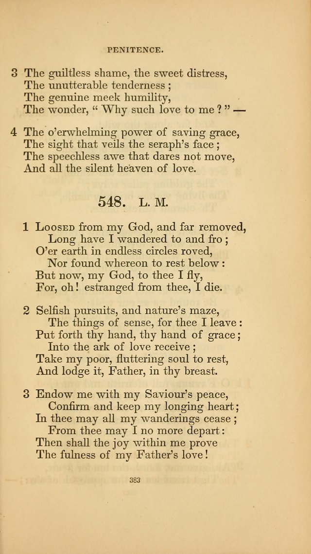 Hymns for the Church of Christ. (6th thousand) page 383