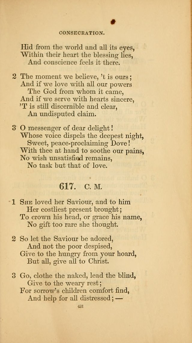 Hymns for the Church of Christ. (6th thousand) page 431