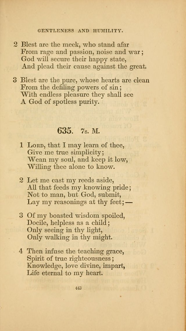 Hymns for the Church of Christ. (6th thousand) page 443