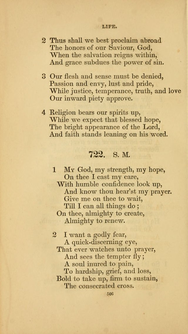 Hymns for the Church of Christ. (6th thousand) page 506