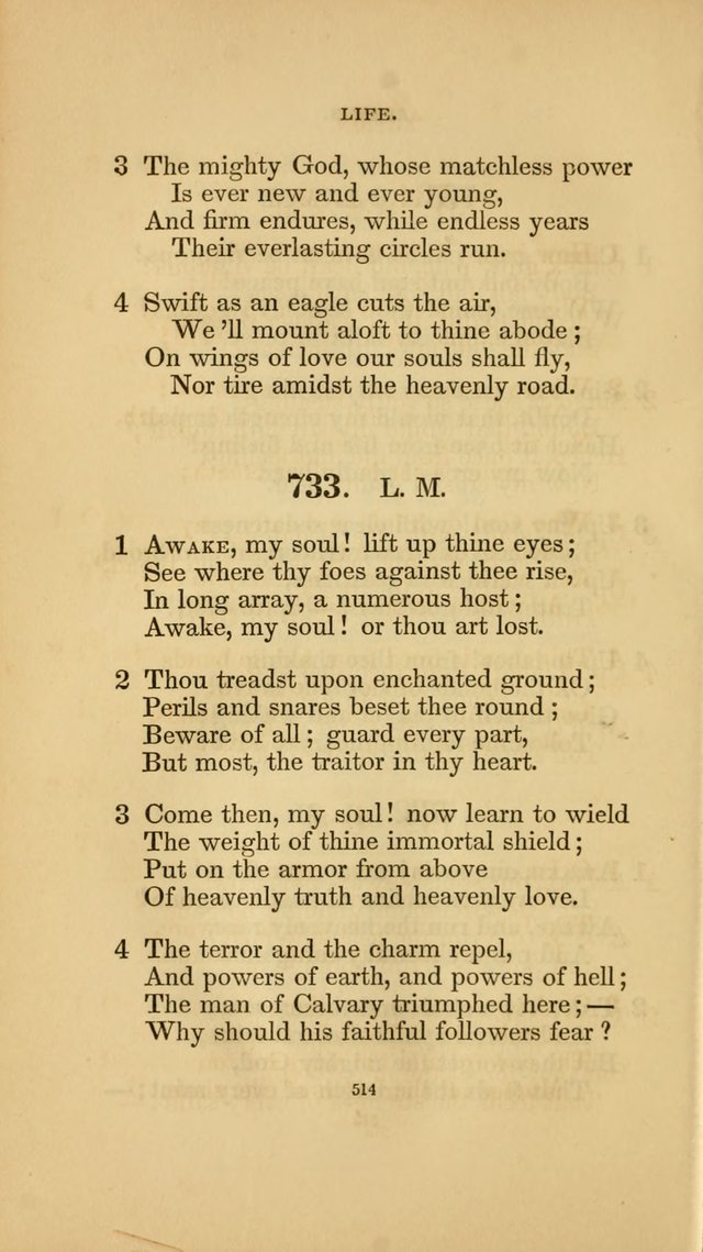 Hymns for the Church of Christ. (6th thousand) page 514