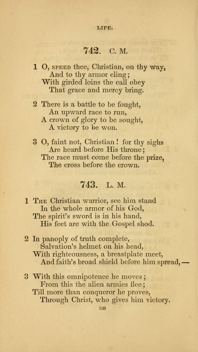 Hymns for the Church of Christ. (6th thousand) page 520