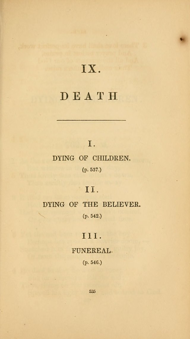 Hymns for the Church of Christ. (6th thousand) page 535