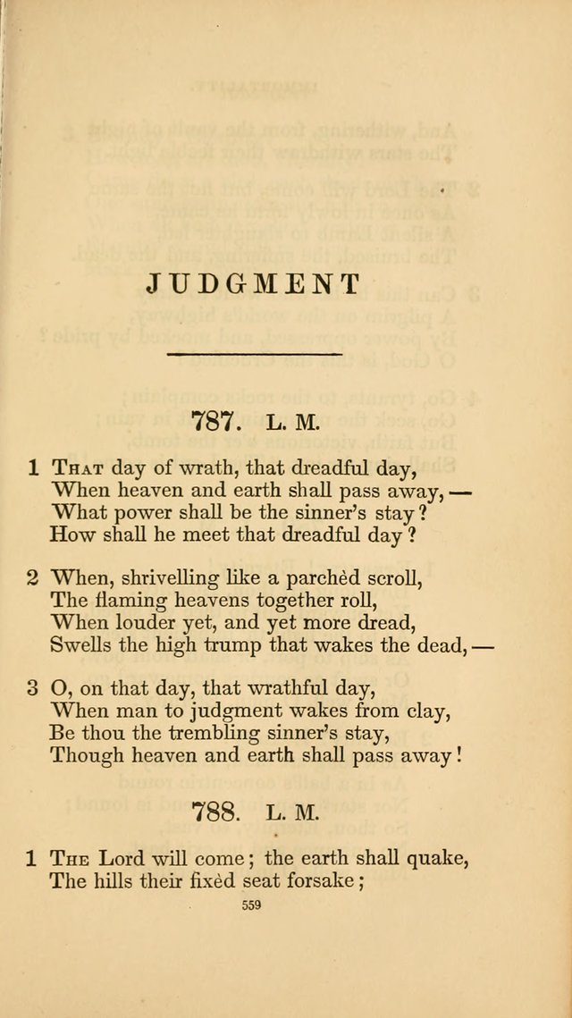 Hymns for the Church of Christ. (6th thousand) page 559