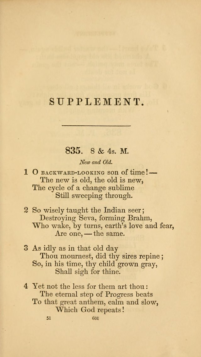 Hymns for the Church of Christ. (6th thousand) page 601