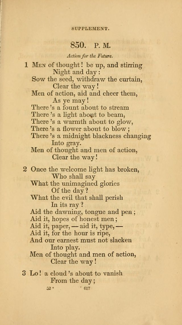 Hymns for the Church of Christ. (6th thousand) page 617