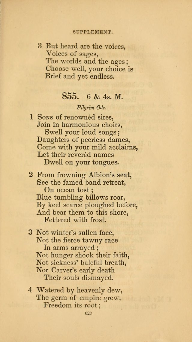 Hymns for the Church of Christ. (6th thousand) page 623