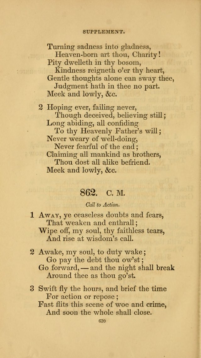 Hymns for the Church of Christ. (6th thousand) page 630