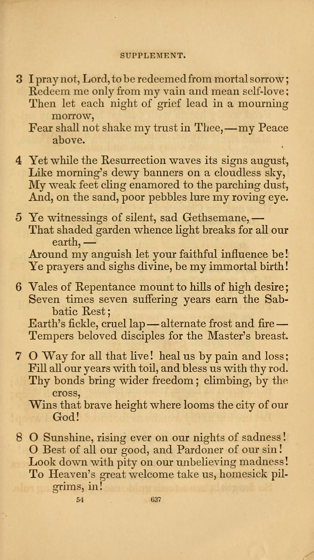 Hymns for the Church of Christ. (6th thousand) page 637