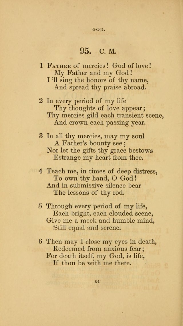 Hymns for the Church of Christ. (6th thousand) page 64