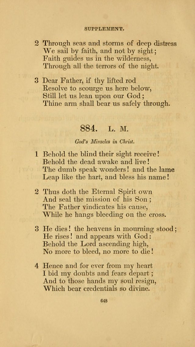 Hymns for the Church of Christ. (6th thousand) page 648