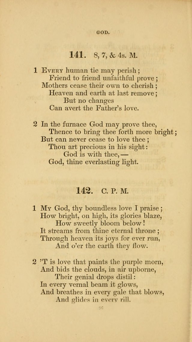 Hymns for the Church of Christ. (6th thousand) page 96