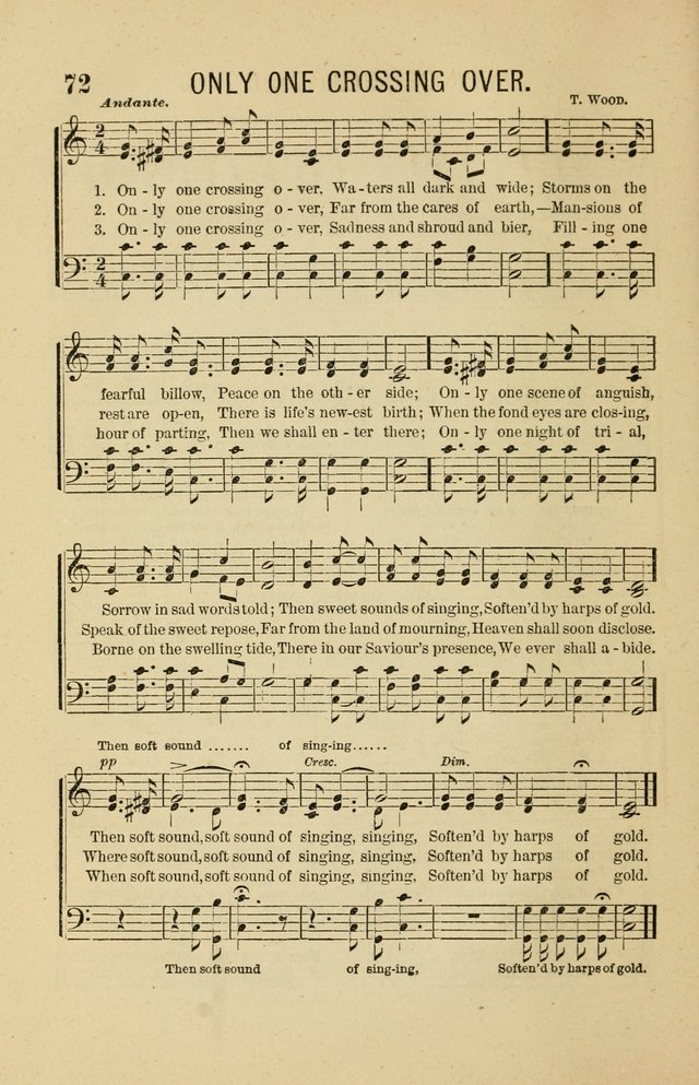 The Heavenly Choir: a collection of hymns and tunes for all occasions of worship, congregational, church, prayer, praise, choir, Sunday school, and social meeings page 72