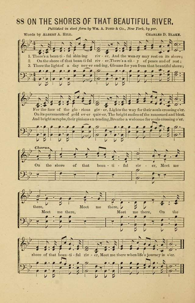 The Heavenly Choir: a collection of hymns and tunes for all occasions of worship, congregational, church, prayer, praise, choir, Sunday school, and social meeings page 88