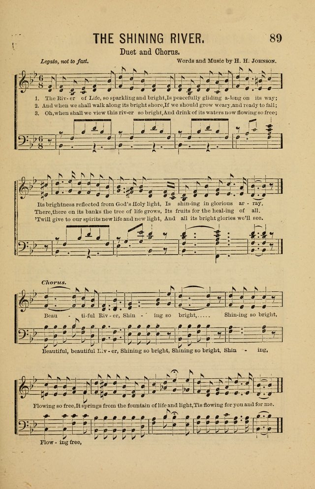 The Heavenly Choir: a collection of hymns and tunes for all occasions of worship, congregational, church, prayer, praise, choir, Sunday school, and social meeings page 89