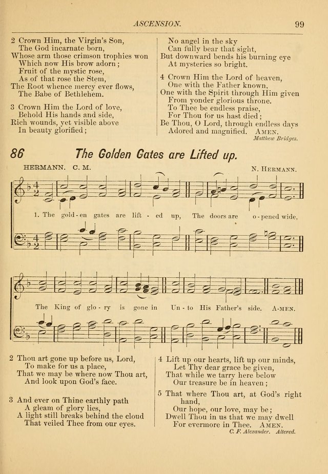 Hymns and Carols for Church and Sunday-school page 106