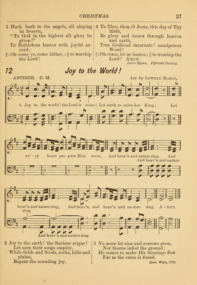 Hymns and Carols for Church and Sunday-school page 34