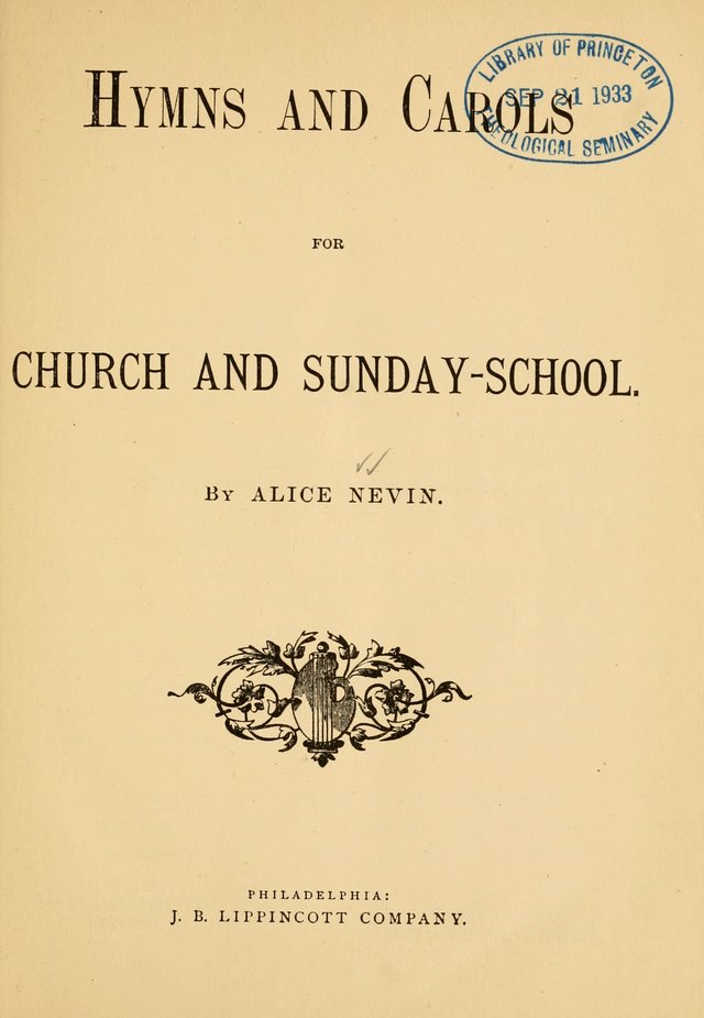 Hymns and Carols for Church and Sunday-school page 8