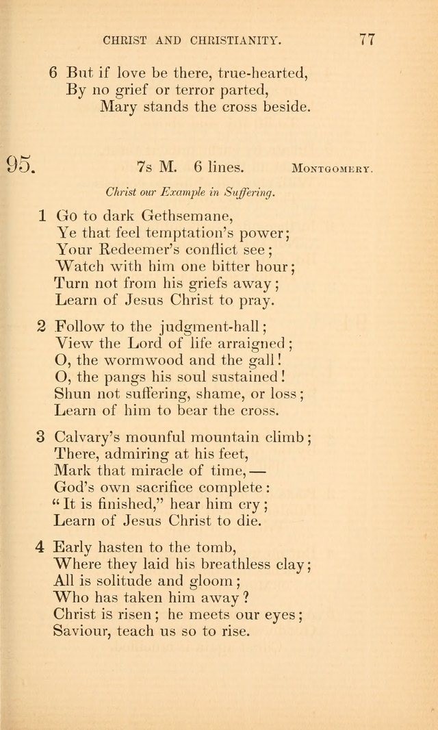 Hymns for the Christian Church, for the Use of the First Church of Christ in Boston page 102