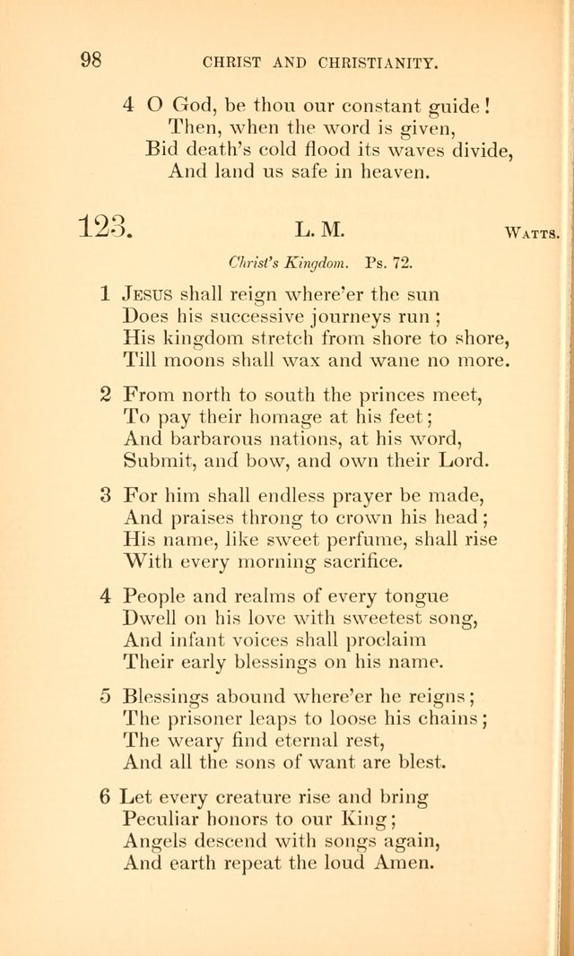 Hymns for the Christian Church, for the Use of the First Church of Christ in Boston page 123