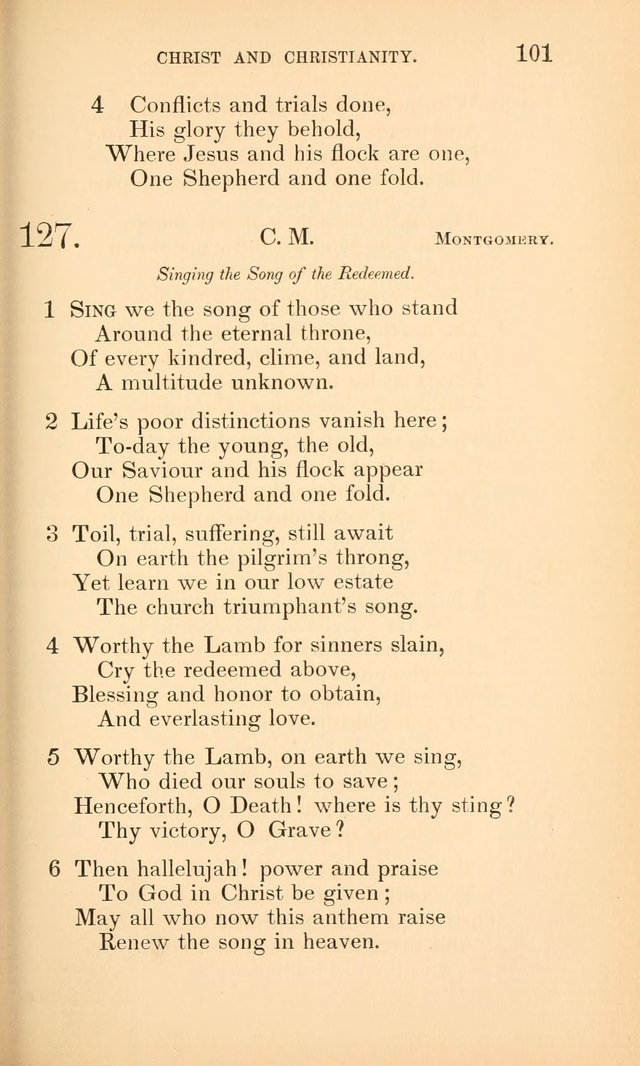 Hymns for the Christian Church, for the Use of the First Church of Christ in Boston page 126