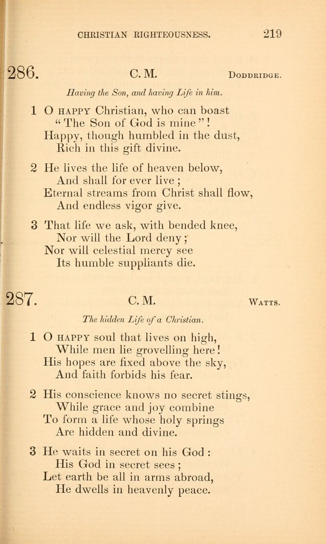 Hymns for the Christian Church, for the Use of the First Church of Christ in Boston page 244