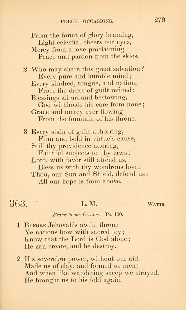 Hymns for the Christian Church, for the Use of the First Church of Christ in Boston page 304