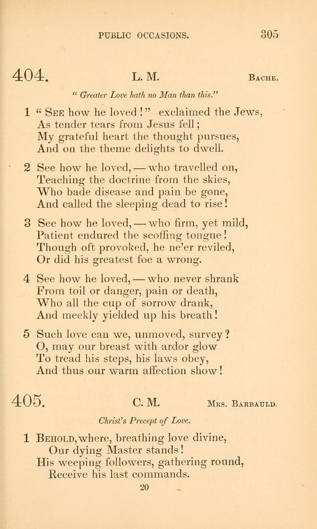 Hymns for the Christian Church, for the Use of the First Church of Christ in Boston page 330