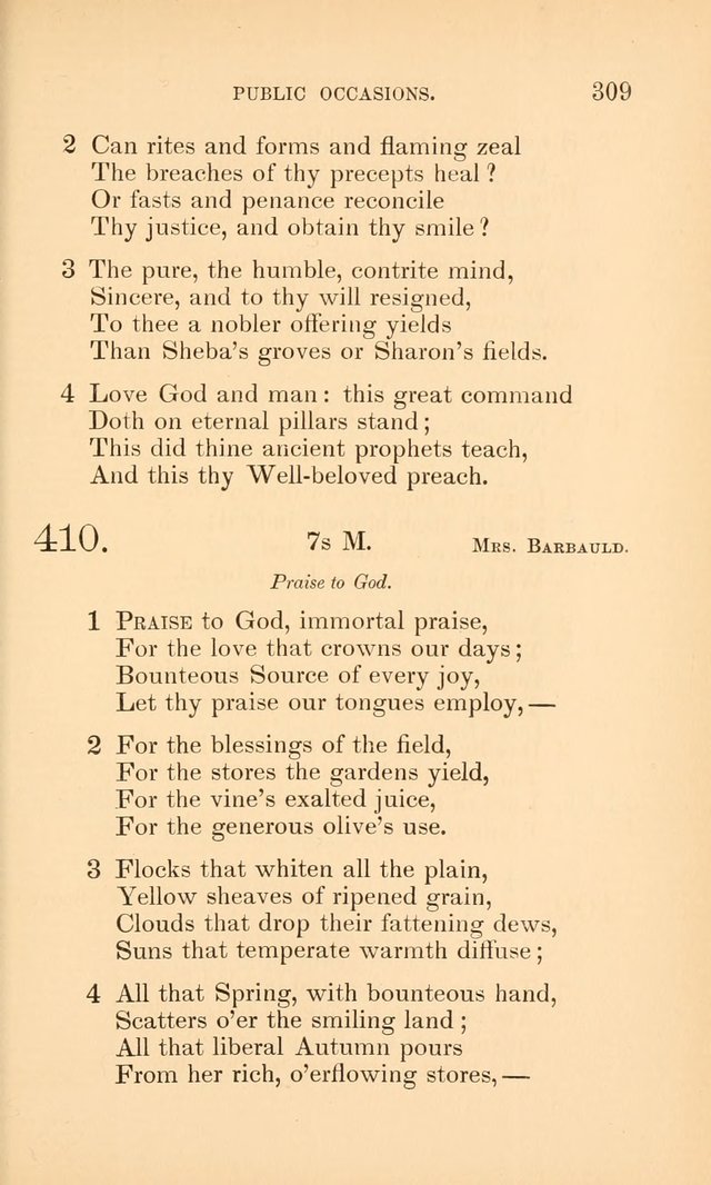 Hymns for the Christian Church, for the Use of the First Church of Christ in Boston page 334