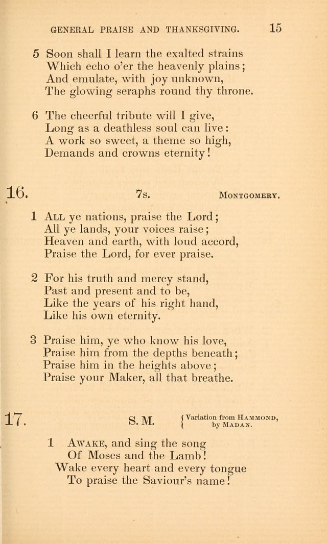 Hymns for the Christian Church, for the Use of the First Church of Christ in Boston page 40