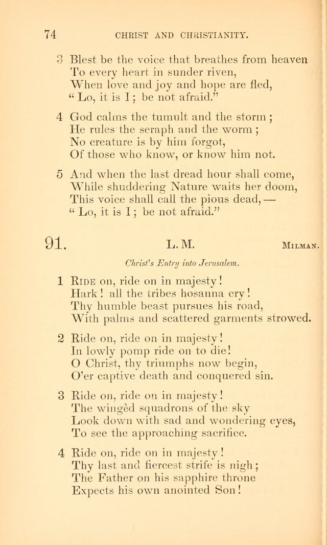 Hymns for the Christian Church, for the Use of the First Church of Christ in Boston page 99