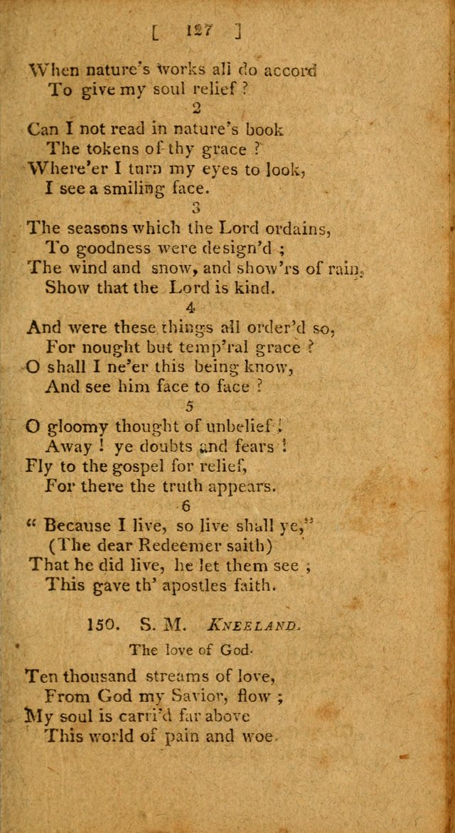 Hymns: composed by different authors, by order of the General Convention of Universalists of the New-England States and Others. Adapted to public and private devotion page 127