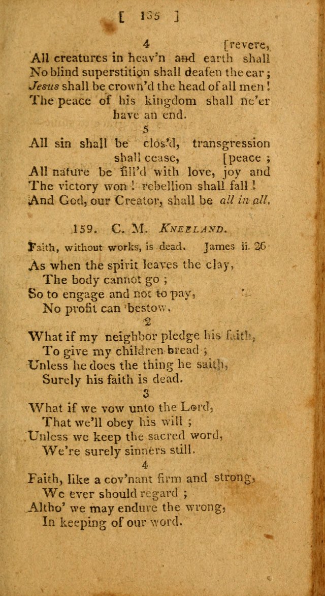 Hymns: composed by different authors, by order of the General Convention of Universalists of the New-England States and Others. Adapted to public and private devotion page 135