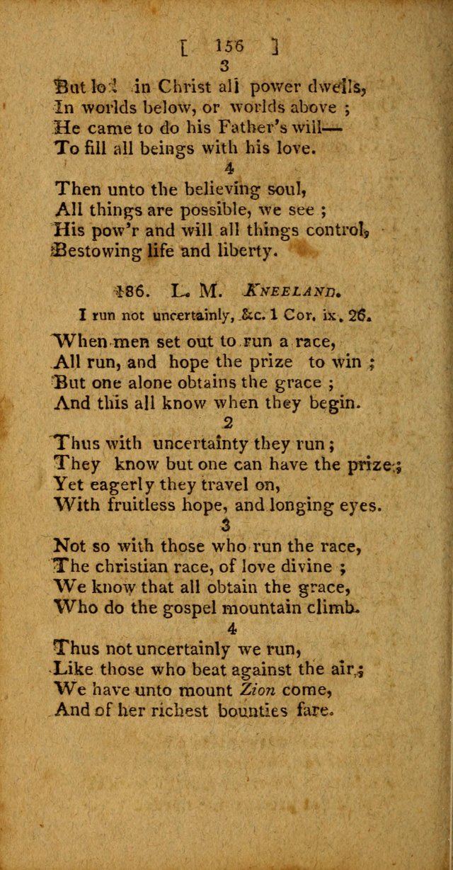 Hymns: composed by different authors, by order of the General Convention of Universalists of the New-England States and Others. Adapted to public and private devotion page 156