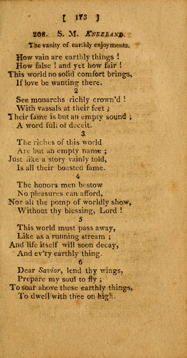 Hymns: composed by different authors, by order of the General Convention of Universalists of the New-England States and Others. Adapted to public and private devotion page 173