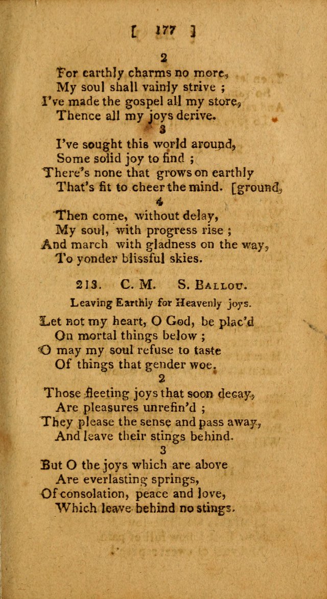 Hymns: composed by different authors, by order of the General Convention of Universalists of the New-England States and Others. Adapted to public and private devotion page 177