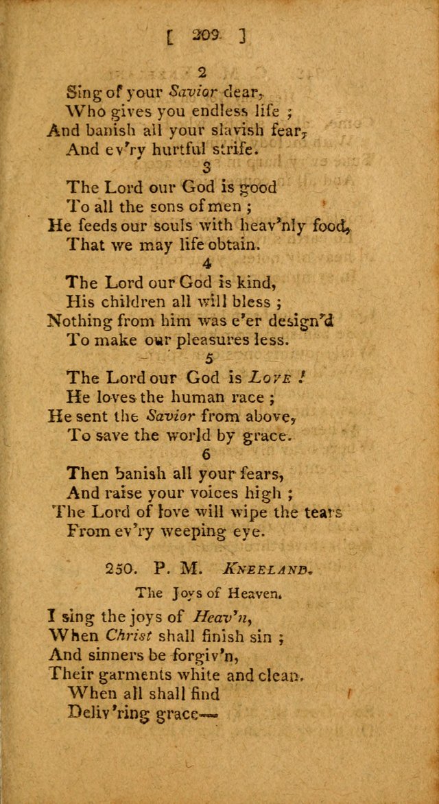 Hymns: composed by different authors, by order of the General Convention of Universalists of the New-England States and Others. Adapted to public and private devotion page 209