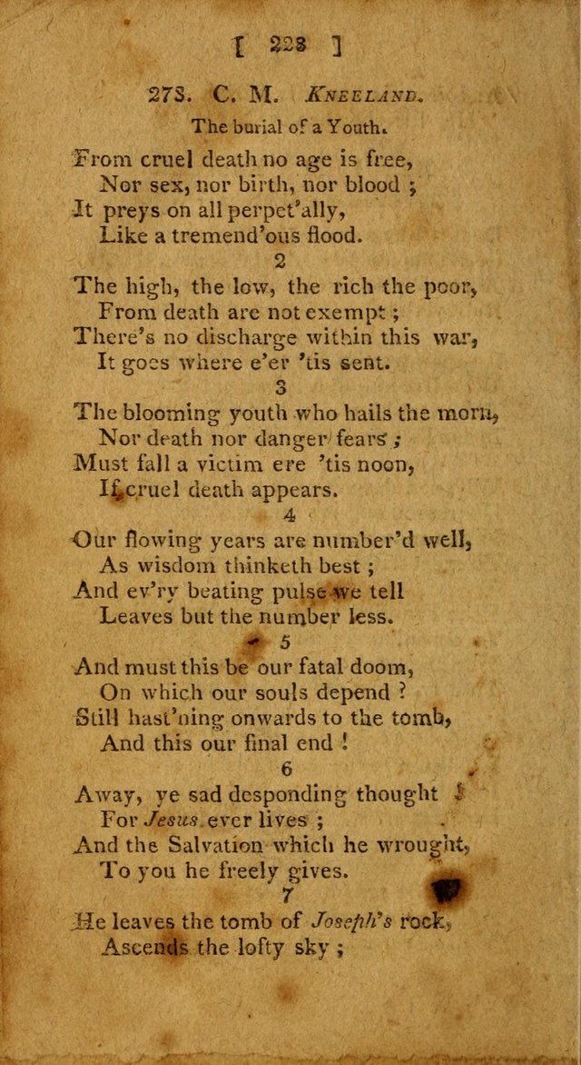 Hymns: composed by different authors, by order of the General Convention of Universalists of the New-England States and Others. Adapted to public and private devotion page 228