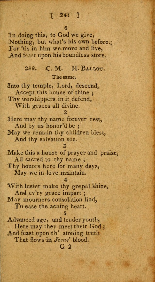 Hymns: composed by different authors, by order of the General Convention of Universalists of the New-England States and Others. Adapted to public and private devotion page 241