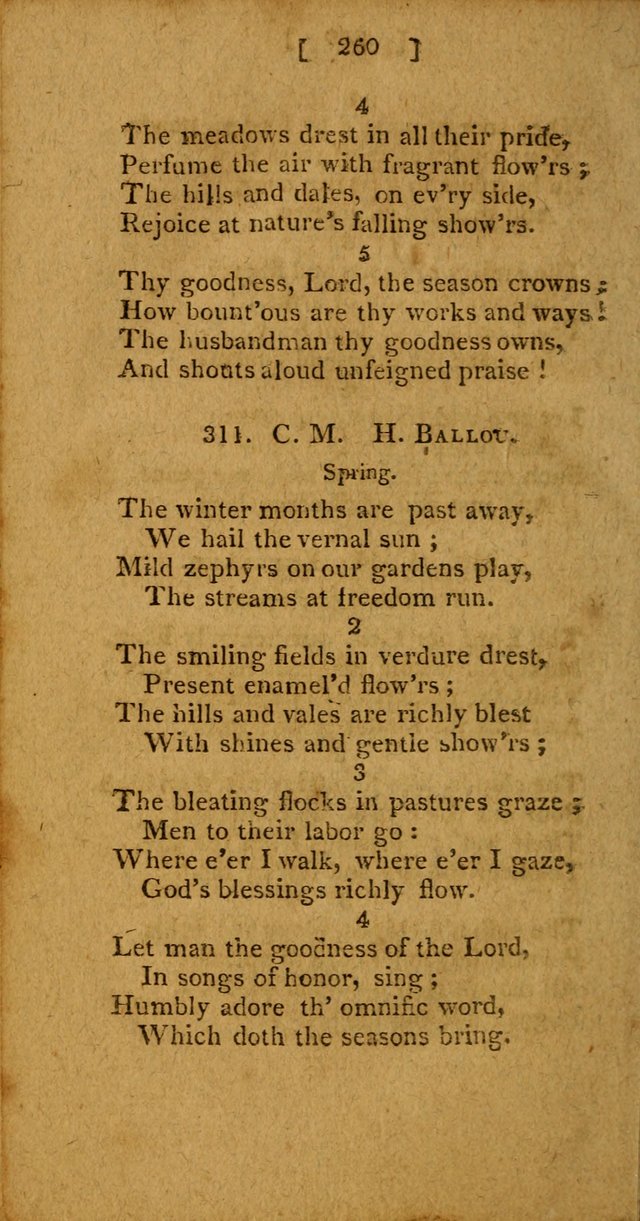 Hymns: composed by different authors, by order of the General Convention of Universalists of the New-England States and Others. Adapted to public and private devotion page 260