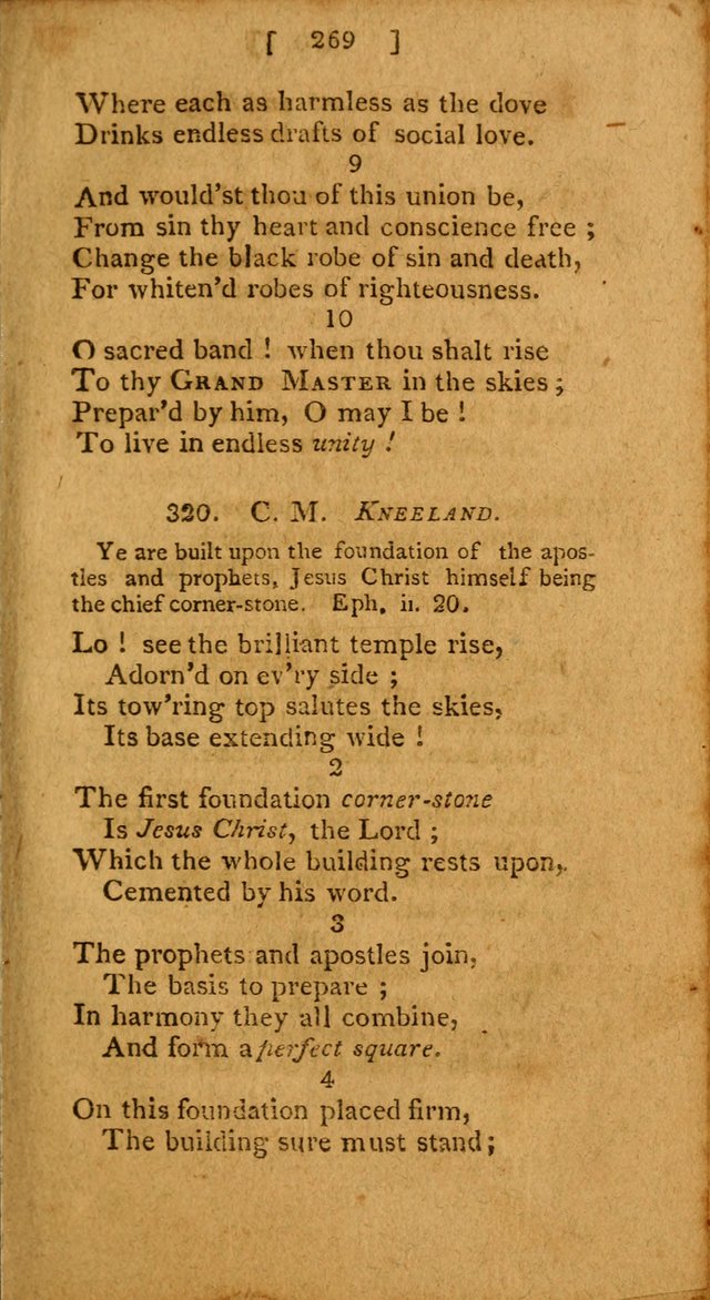 Hymns: composed by different authors, by order of the General Convention of Universalists of the New-England States and Others. Adapted to public and private devotion page 269