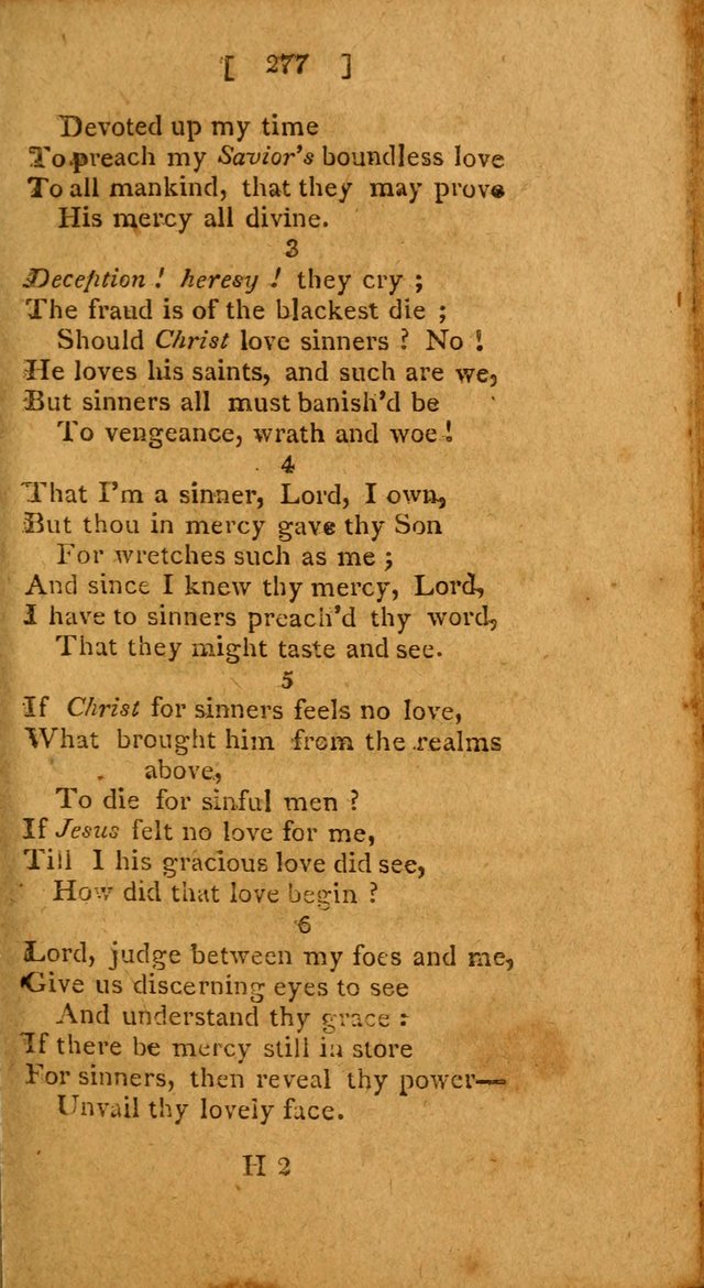 Hymns: composed by different authors, by order of the General Convention of Universalists of the New-England States and Others. Adapted to public and private devotion page 277