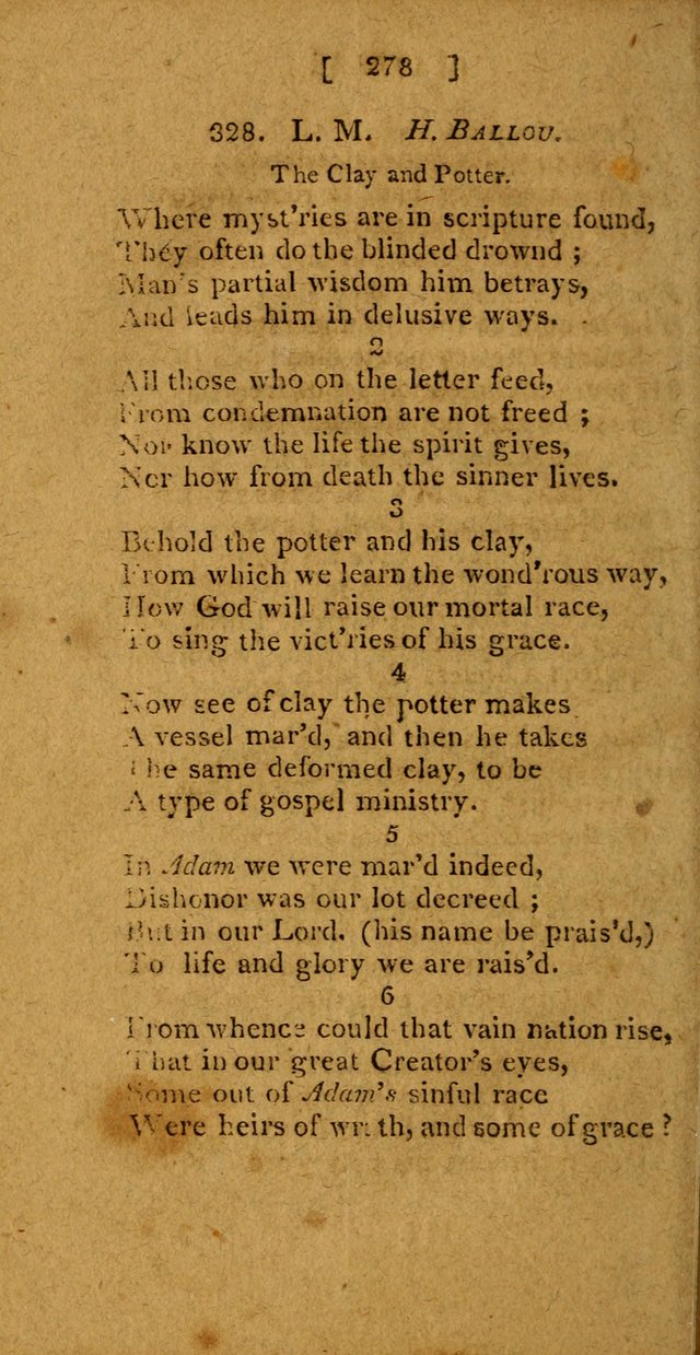 Hymns: composed by different authors, by order of the General Convention of Universalists of the New-England States and Others. Adapted to public and private devotion page 278